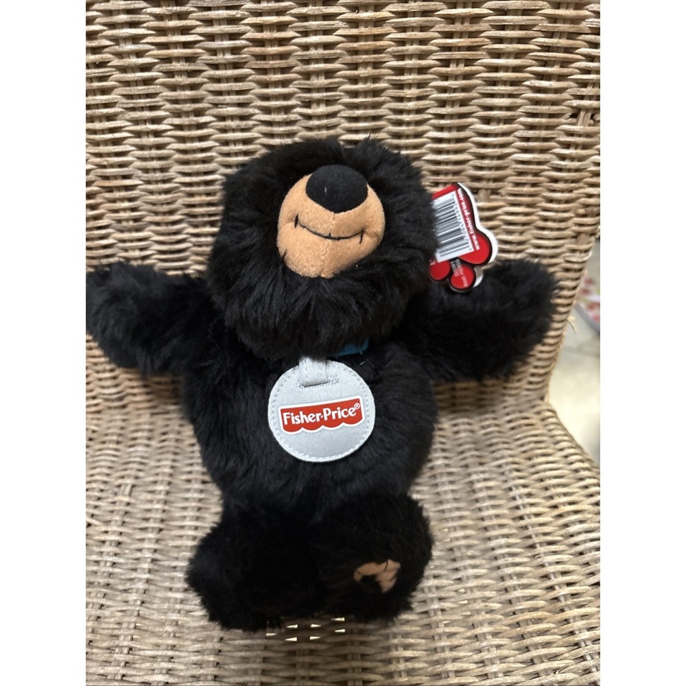 Fisher-Price JONATHAN THE BLACK BEAR 10" Stuffed Animal